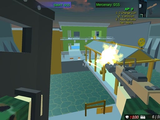 Pixel Crazy Minecraft Shooter